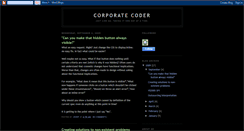 Desktop Screenshot of corporatecoder.blogspot.com