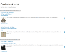 Tablet Screenshot of blogcorrientealterna.blogspot.com