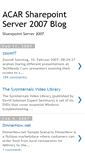 Mobile Screenshot of 2007sharepoint.blogspot.com