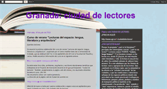 Desktop Screenshot of granadaciudaddelectores.blogspot.com