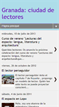 Mobile Screenshot of granadaciudaddelectores.blogspot.com