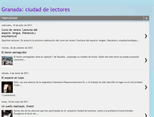 Tablet Screenshot of granadaciudaddelectores.blogspot.com