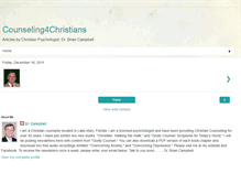 Tablet Screenshot of counseling4christians.blogspot.com