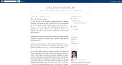 Desktop Screenshot of delitaemusicae.blogspot.com