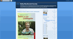 Desktop Screenshot of bettymacdonaldsociety.blogspot.com