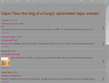 Tablet Screenshot of cajunfleur.blogspot.com
