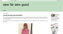 Desktop Screenshot of charlottesewfarsewgood.blogspot.com