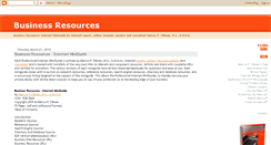 Desktop Screenshot of businessresource.blogspot.com