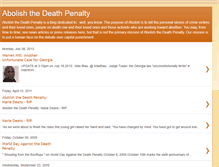 Tablet Screenshot of deathpenaltyusa.blogspot.com