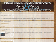 Tablet Screenshot of knitsandknotsweb.blogspot.com