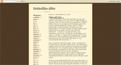 Desktop Screenshot of hekledillas-diller.blogspot.com