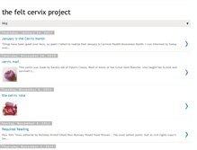 Tablet Screenshot of feltcervix.blogspot.com