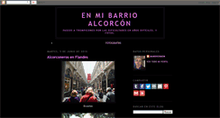 Desktop Screenshot of enmibarrio-parquelisboa.blogspot.com