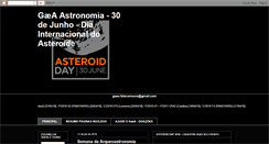 Desktop Screenshot of gaea-astronomia.blogspot.com