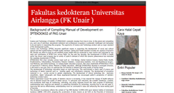 Desktop Screenshot of fakultas-kedokteran-unair.blogspot.com