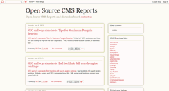 Desktop Screenshot of cmsreport.blogspot.com