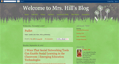 Desktop Screenshot of mrstrinahill.blogspot.com