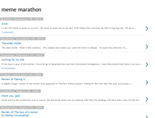 Tablet Screenshot of mememarathon.blogspot.com