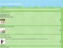 Tablet Screenshot of greenwheelsstudios.blogspot.com