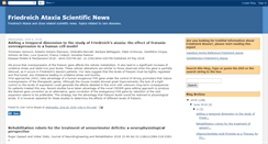 Desktop Screenshot of friedreichscientificnews.blogspot.com