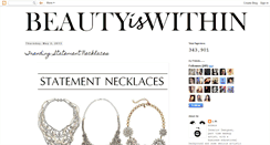 Desktop Screenshot of beauty-is-within.blogspot.com