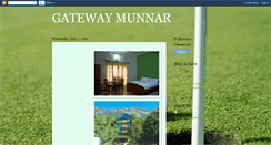 Desktop Screenshot of gatewaymunnarblogs.blogspot.com