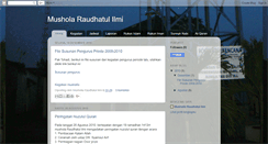 Desktop Screenshot of mushola-raudhatul-ilmi.blogspot.com