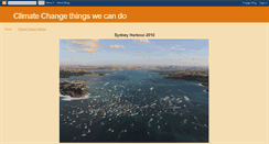 Desktop Screenshot of climatechangethingswecando.blogspot.com