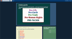 Desktop Screenshot of metaxupolis.blogspot.com