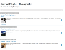 Tablet Screenshot of canvas-of-light.blogspot.com