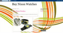 Desktop Screenshot of buynixonwatches.blogspot.com