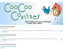 Tablet Screenshot of coocoocourtney.blogspot.com