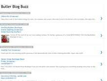 Tablet Screenshot of butlerblogbuzz.blogspot.com