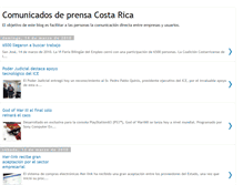 Tablet Screenshot of comunicadoscr.blogspot.com