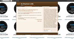 Desktop Screenshot of anonymouslefty.blogspot.com