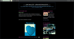 Desktop Screenshot of animalabandonado.blogspot.com