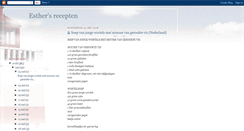 Desktop Screenshot of esthersrecepten.blogspot.com