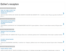 Tablet Screenshot of esthersrecepten.blogspot.com