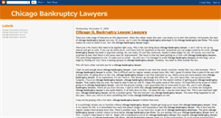 Desktop Screenshot of chicagobankruptcylawyers.blogspot.com