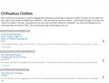 Tablet Screenshot of chihuahuaclothes.blogspot.com