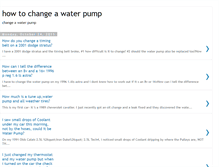 Tablet Screenshot of howtochangeawaterpump.blogspot.com