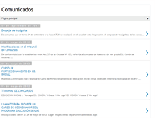 Tablet Screenshot of comunicadosflorida.blogspot.com