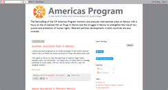 Desktop Screenshot of americasmexico.blogspot.com