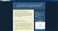 Desktop Screenshot of cinemacomics.blogspot.com