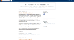 Desktop Screenshot of ministryofbossiness.blogspot.com