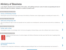 Tablet Screenshot of ministryofbossiness.blogspot.com