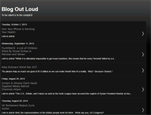 Tablet Screenshot of blogoutloud-w.blogspot.com