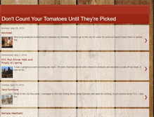 Tablet Screenshot of dontcountyourtomatoes.blogspot.com