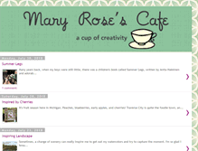 Tablet Screenshot of maryrosescafe.blogspot.com
