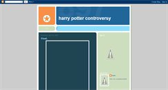 Desktop Screenshot of harrypottercontroversy.blogspot.com